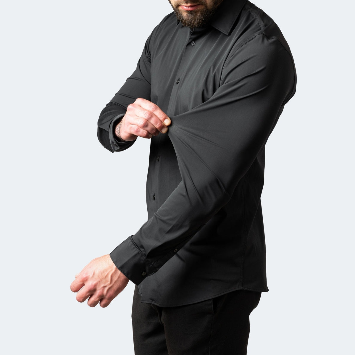 Chemise homme extensible - image 4