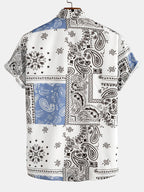 Chemise homme imprimée manches courtes - image 2