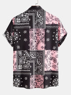 Chemise homme imprimée manches courtes - image 4