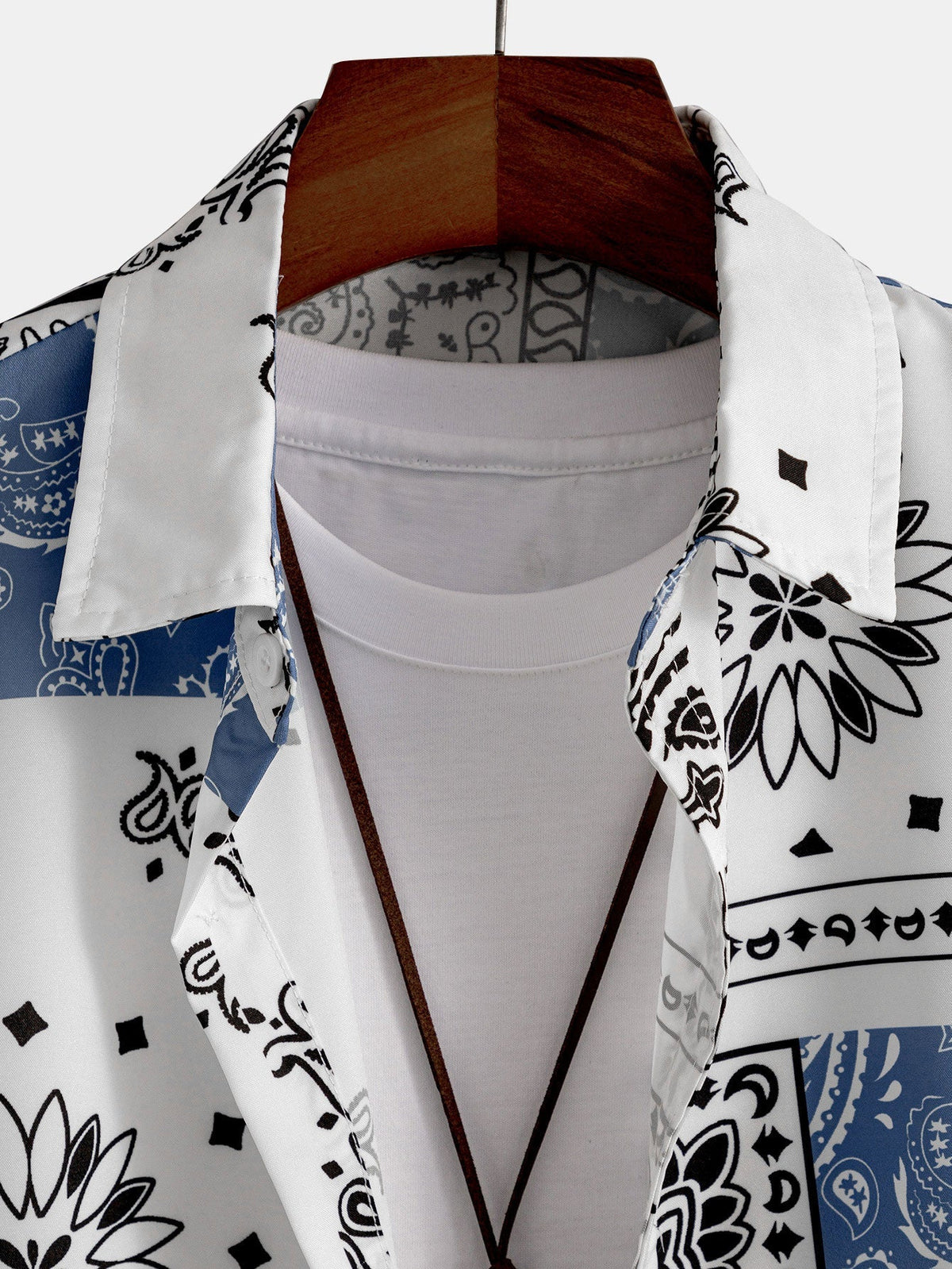 Chemise homme imprimée manches courtes - image 5