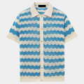 Chemise homme rayée - Bleu