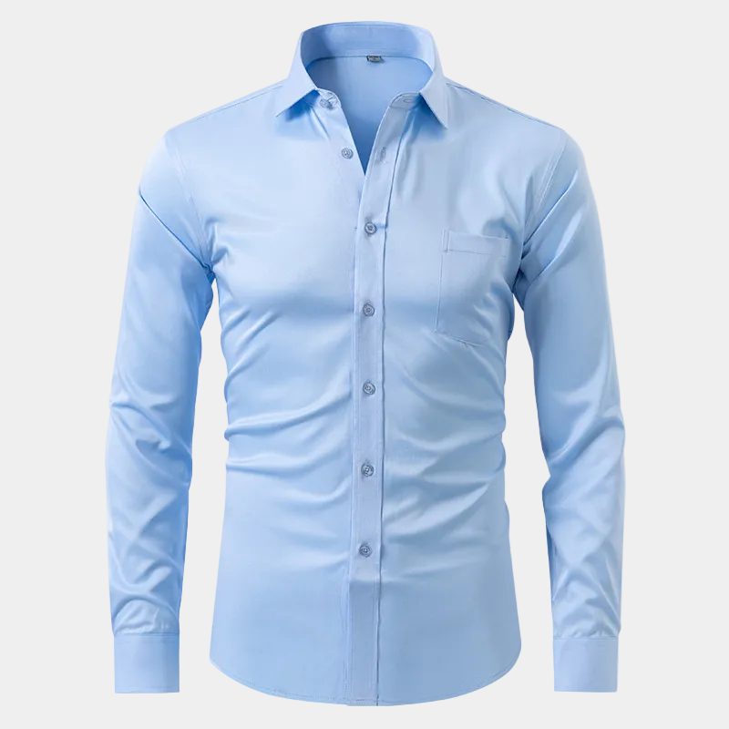 Chemise homme unie - Bleu clair