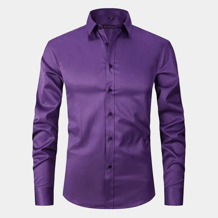 Chemise homme unie - Lila