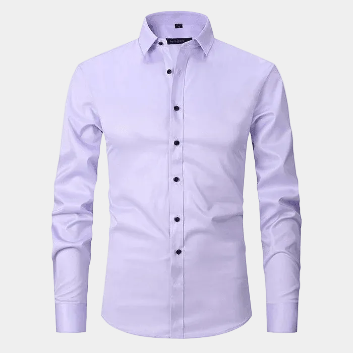 Chemise homme unie - Lila clair