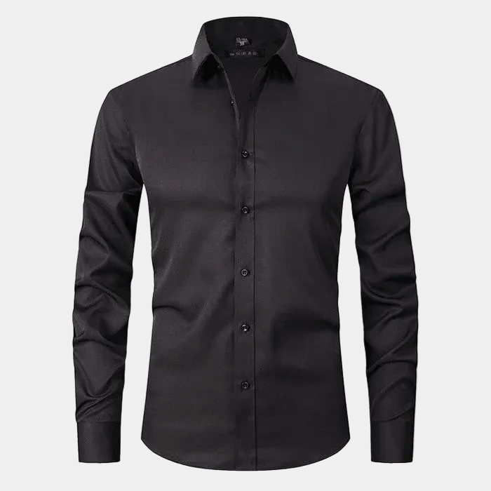 Chemise homme unie - Noir
