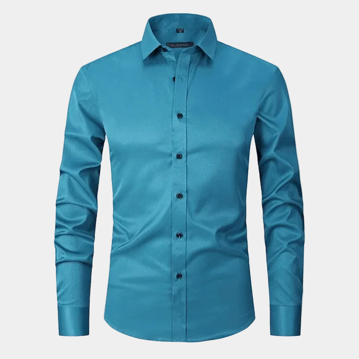 Chemise homme unie - Vert