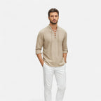 Chemise médiévale pour homme en lin et coton – Esprit Viking, élégance d'époque - image 6