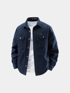 Chemise Utility Homme Premium à Manches Longues – Style Décontracté Travail - image 1