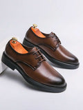 Derbies homme bout arrondi - Marron