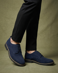 Derbies homme perforées - Bleu