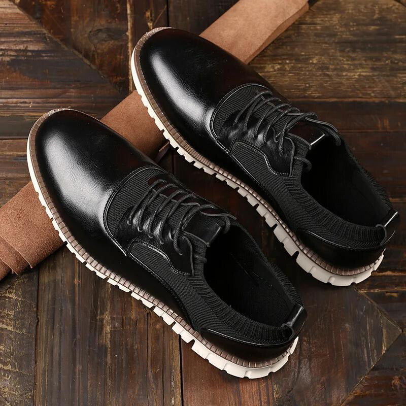 Derbies homme semelle crantée - Noir