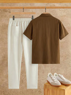 Ensemble Chemise Texturée pour Hommes - image 7