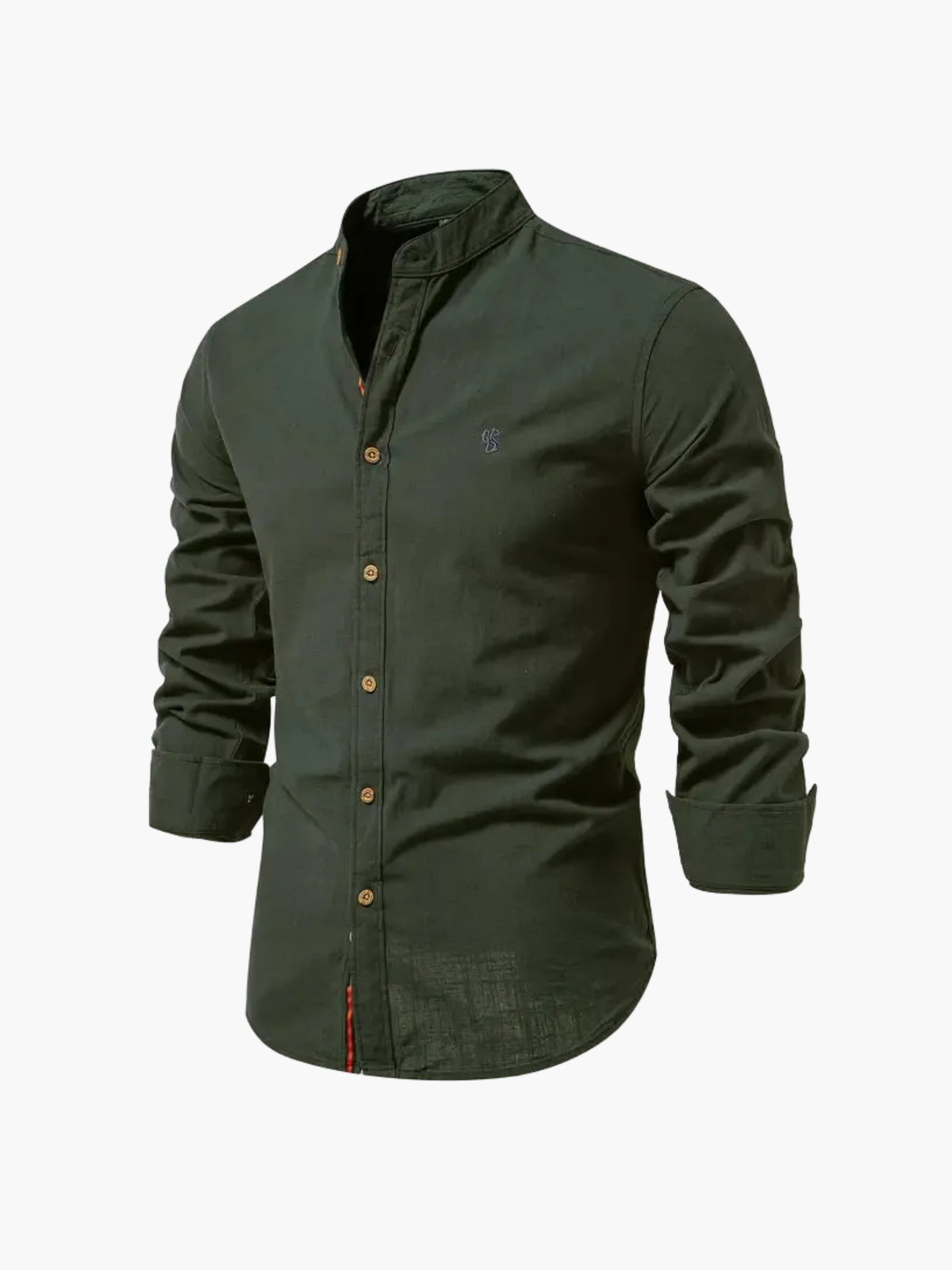 Ensemble de chemise à col mandarin et pantalon - image 8