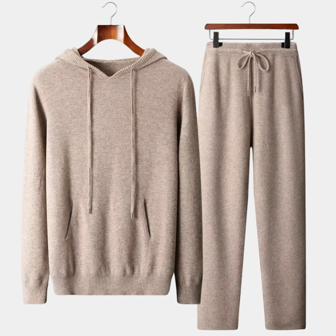 Ensemble homme à capuche - Beige