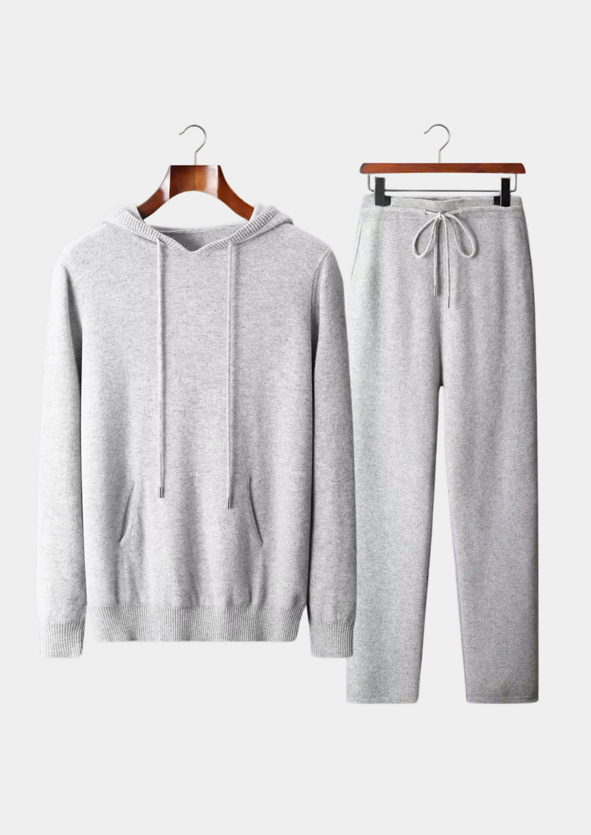 Ensemble homme à capuche - Gris clair