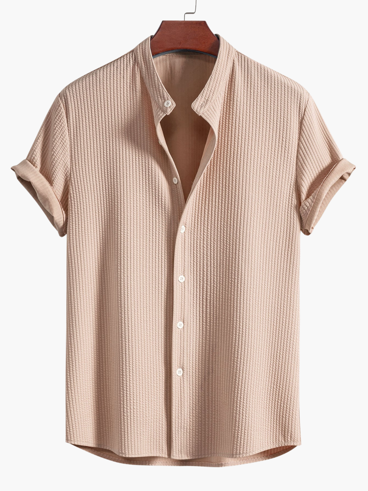 Ensemble homme chemise col mao et pantalon - image 7