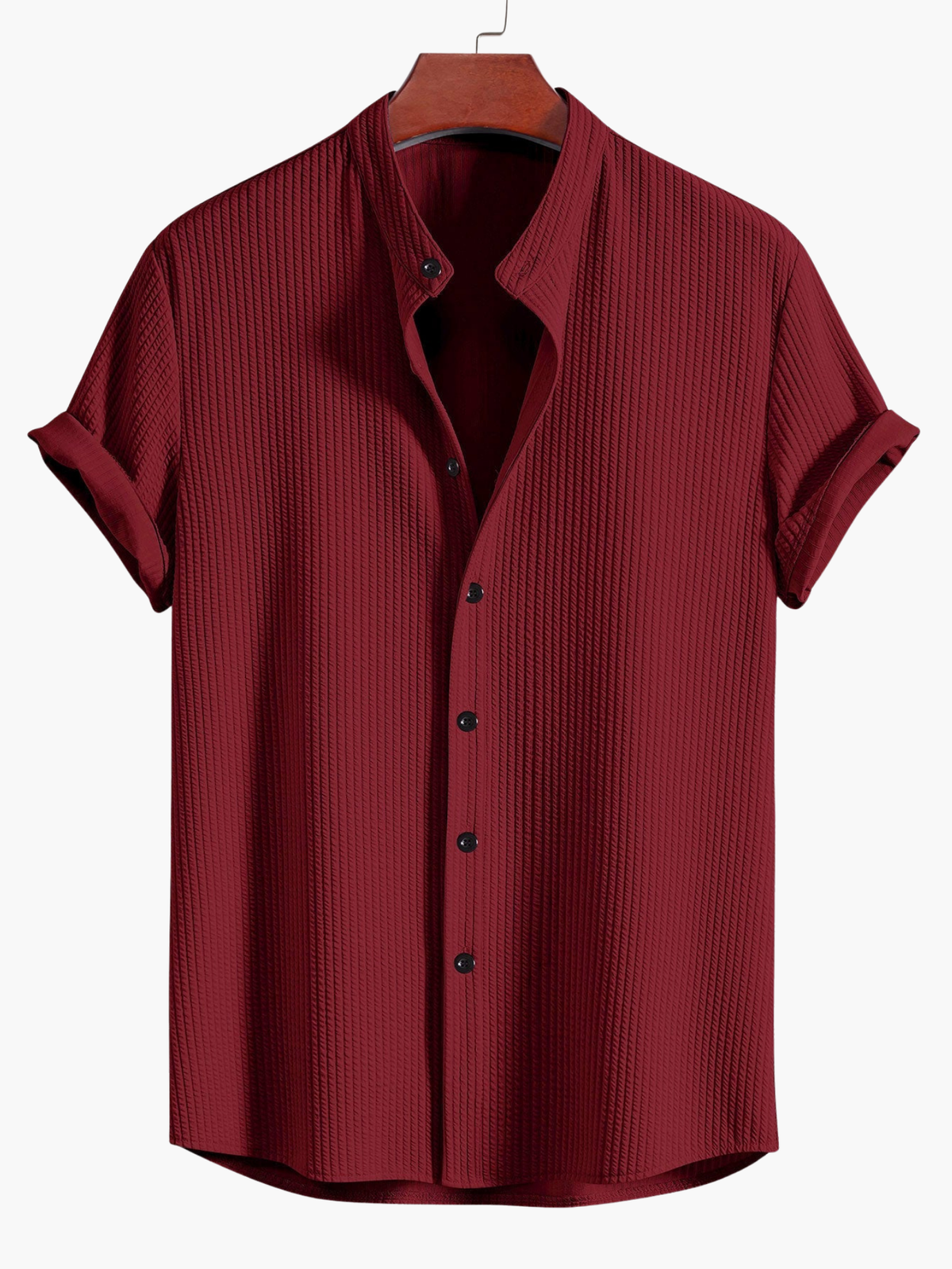 Ensemble homme chemise col mao et pantalon - image 8