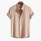 Ensemble homme chemise col montant et short - image 8