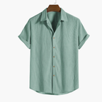 Ensemble homme chemise rayée et cargo - image 7