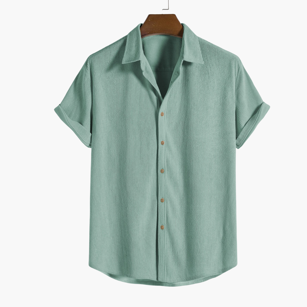 Ensemble homme chemise rayée et cargo - image 7