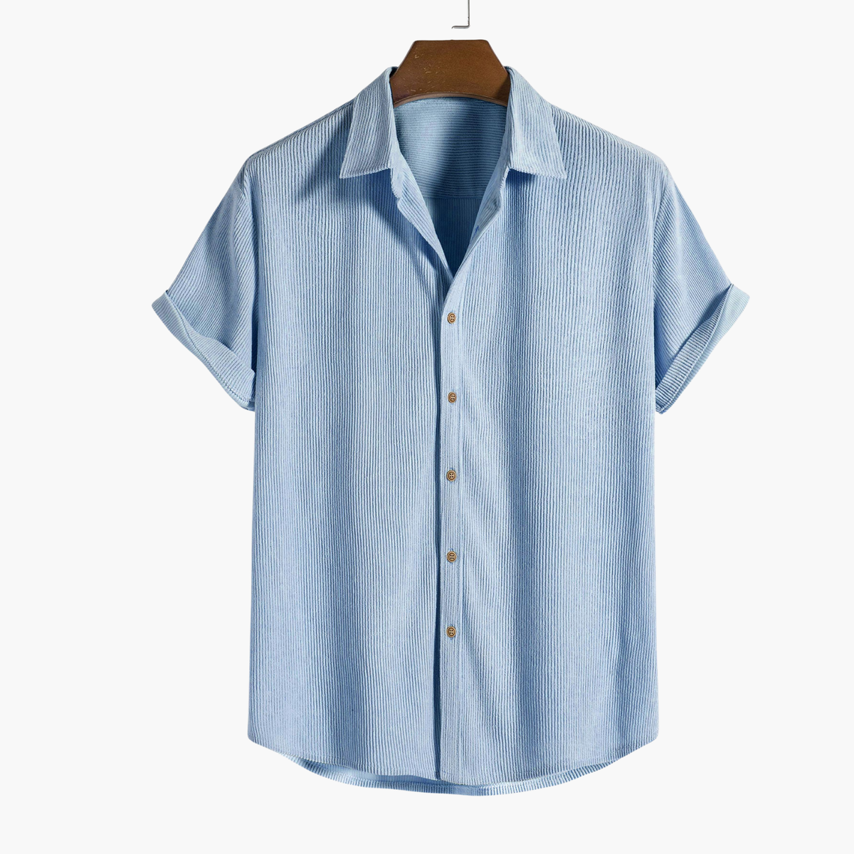Ensemble homme chemise rayée et cargo - image 8