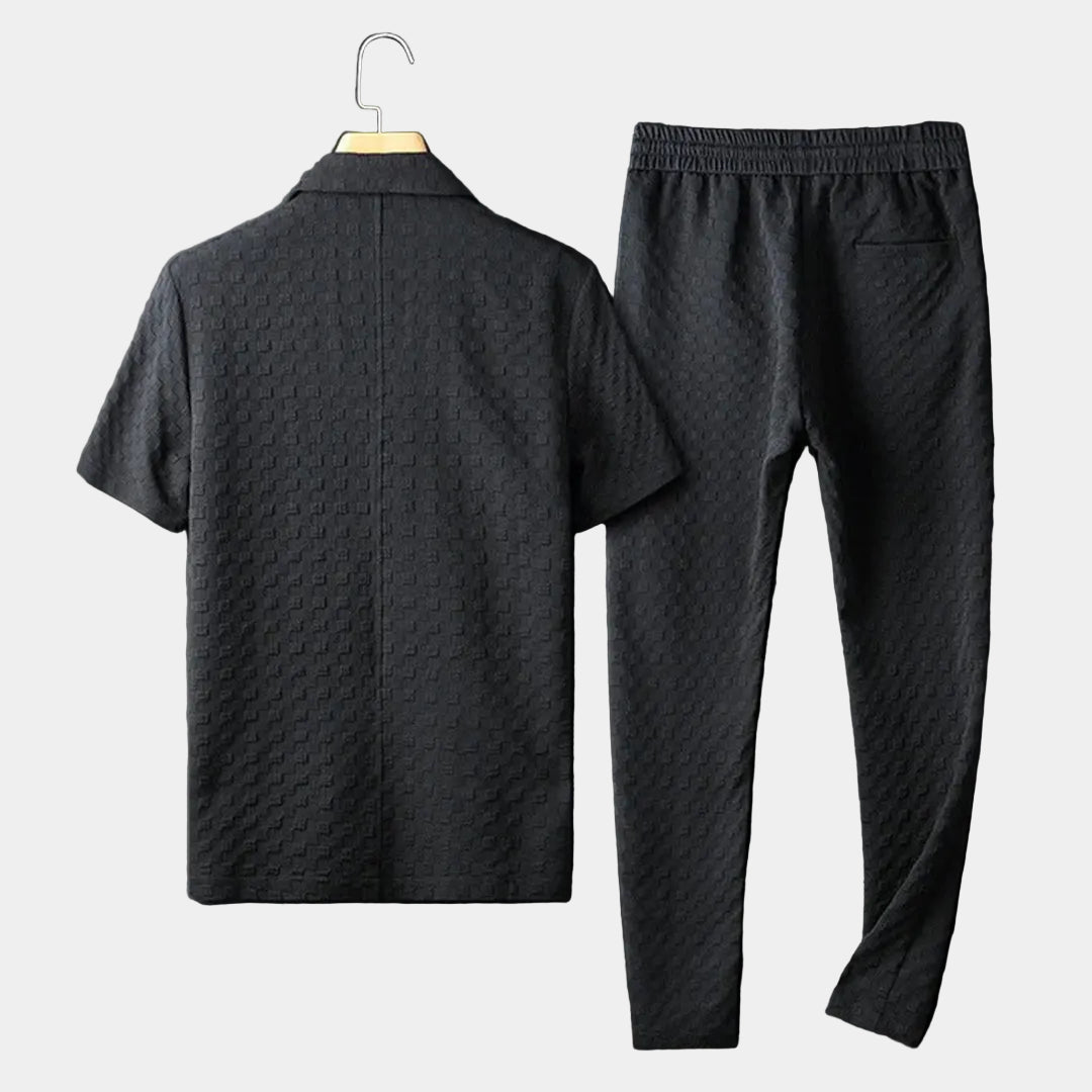 Ensemble homme col châle - image 2