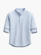Ensemble homme col mao boutonné - image 9