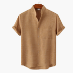 Ensemble homme col mao et short cargo - image 8