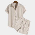 Ensemble homme manches courtes - Beige
