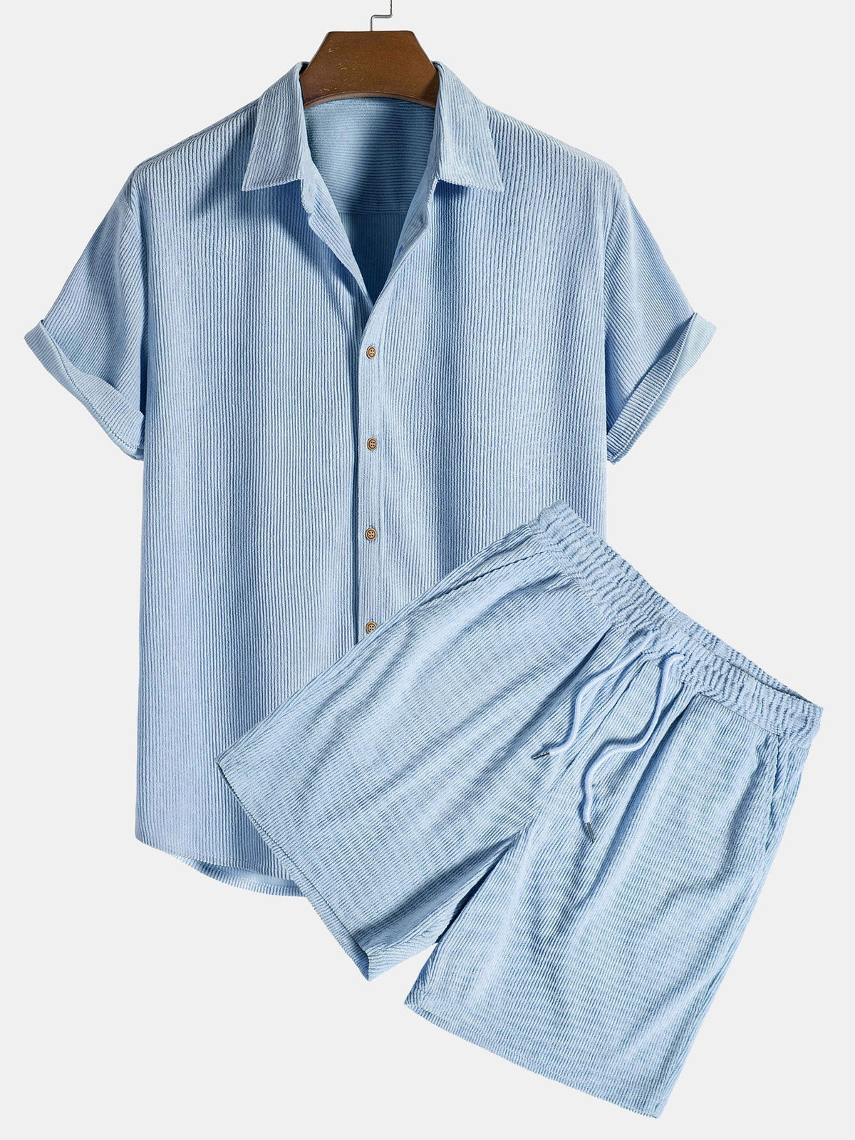 Ensemble homme manches courtes - Bleu clair