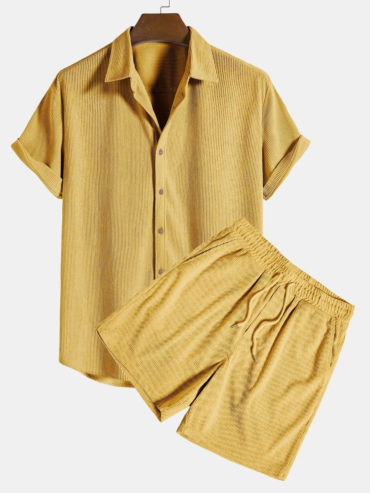 Ensemble homme manches courtes - Jaune