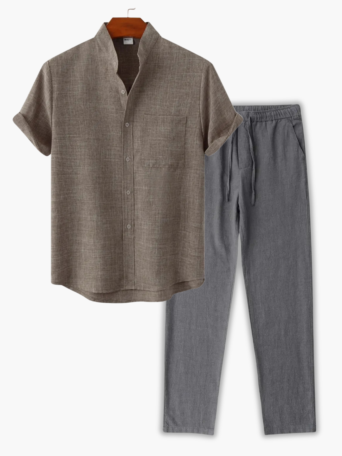 Ensemble homme poche poitrine - Kaki