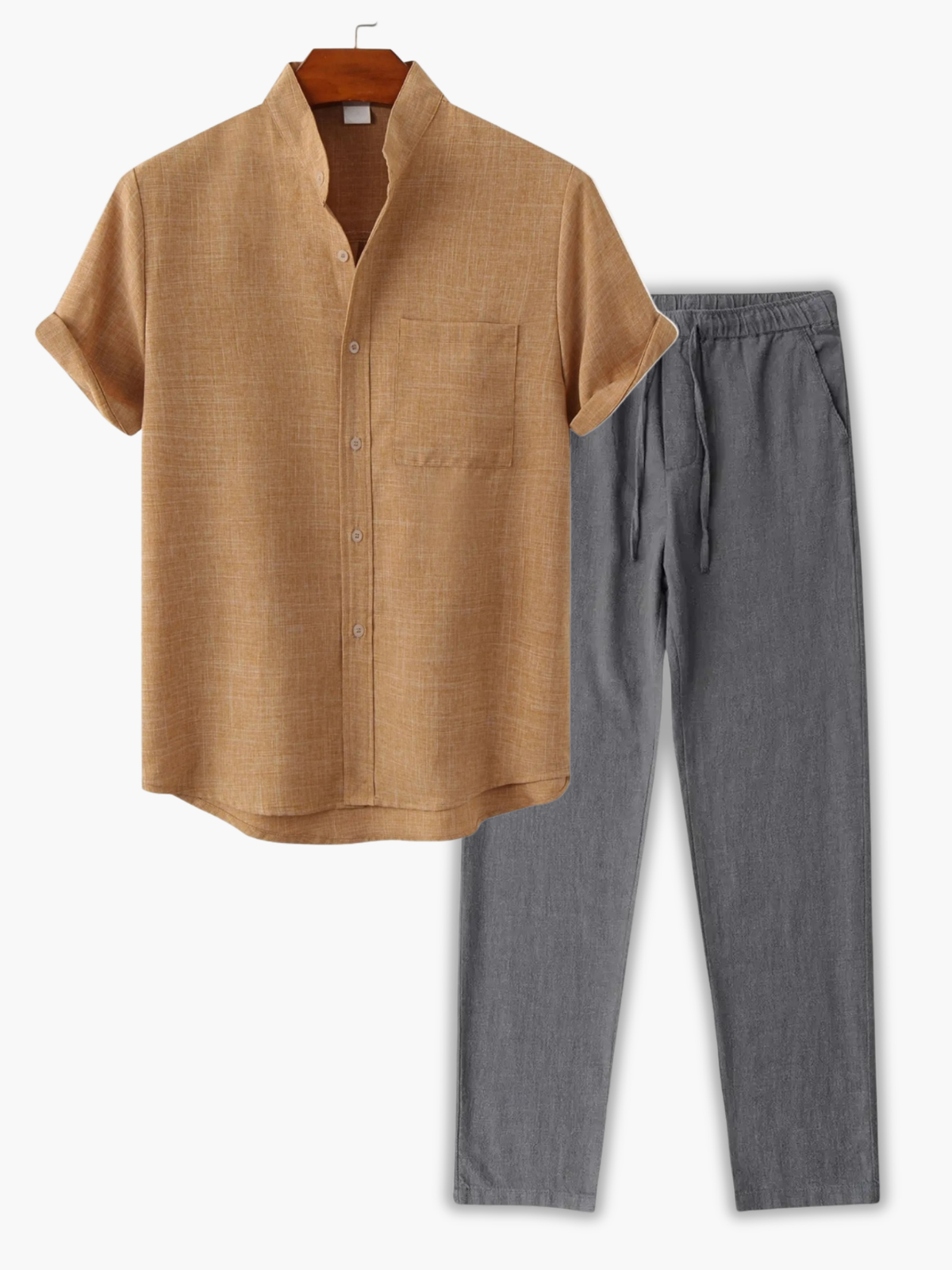 Ensemble homme poche poitrine - Marron