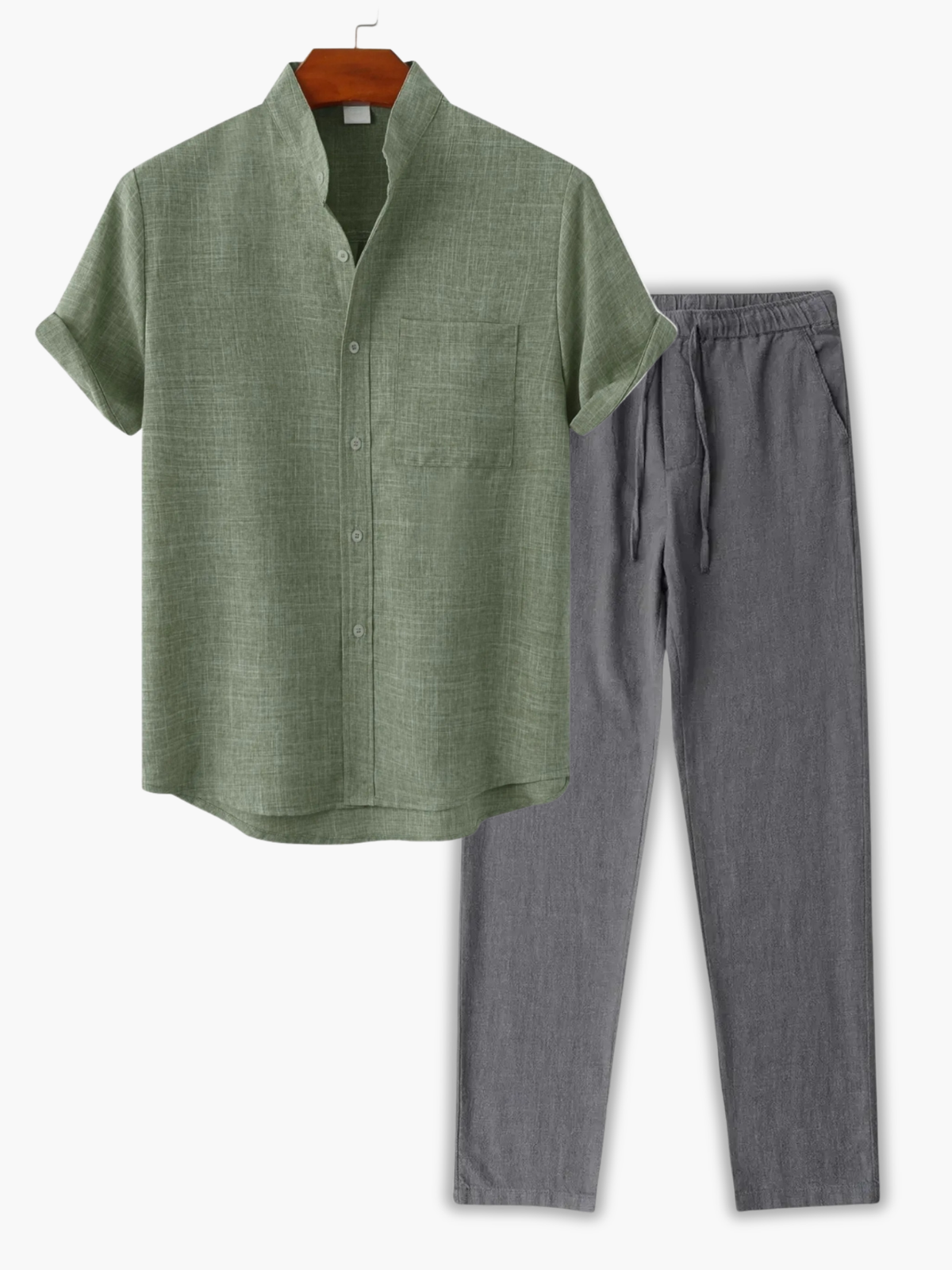 Ensemble homme poche poitrine - Vert