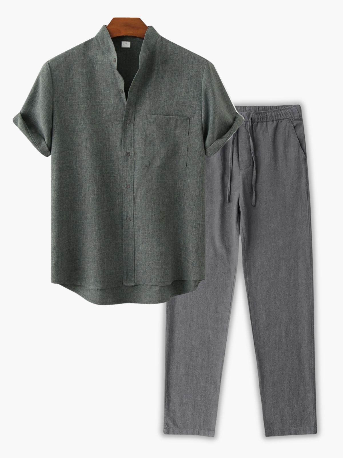 Ensemble homme poche poitrine - Vert fonce