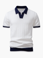 Ensemble homme polo texturé contrasté - image 6