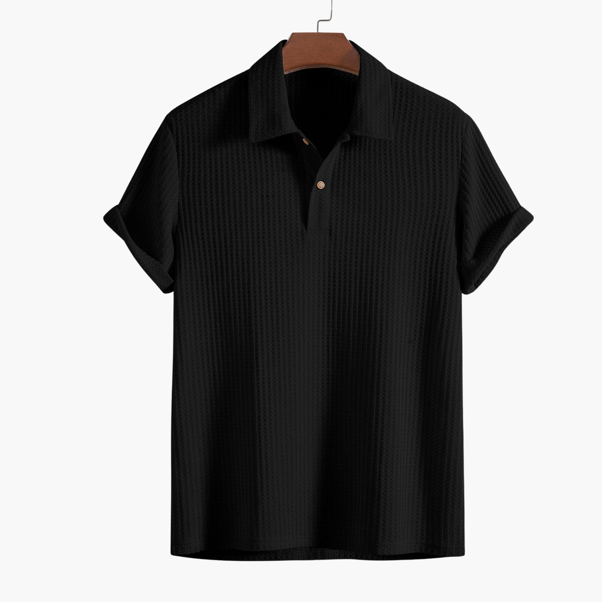 Ensemble homme texturé polo et short - image 6