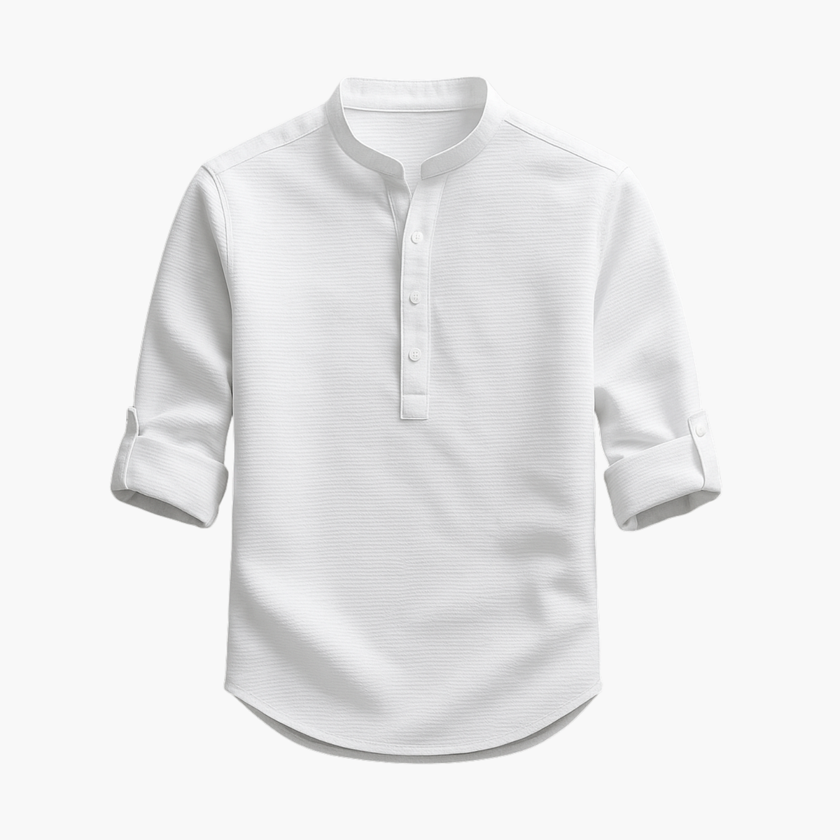 Ensemble homme tunique col mao et short - image 8