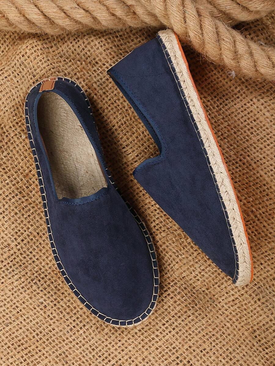 Espadrilles homme à enfiler semelle plate - image 5