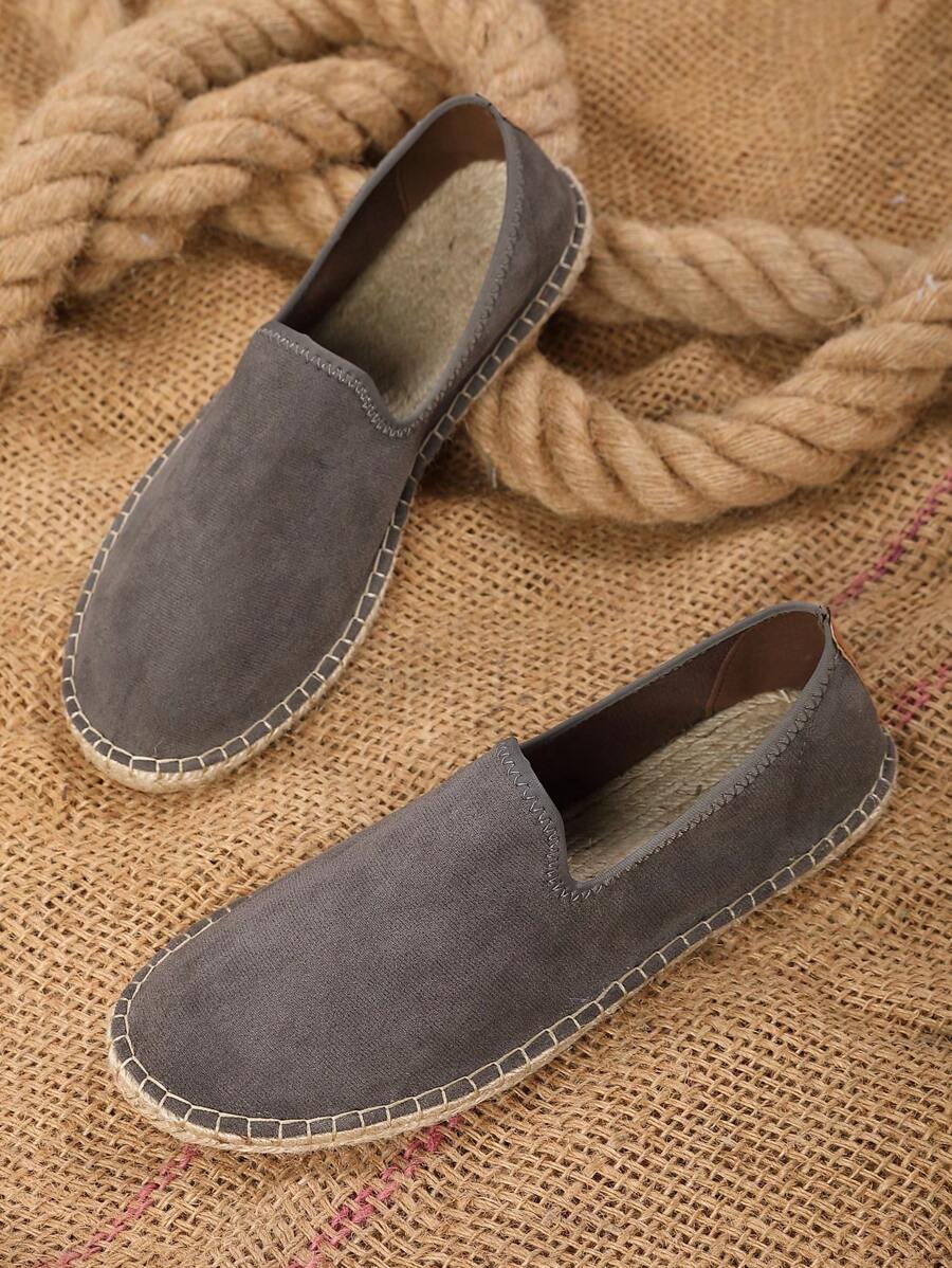Espadrilles homme à enfiler semelle plate - image 6