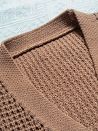 Gilet en Maille Gaufrée pour Homme - image 2