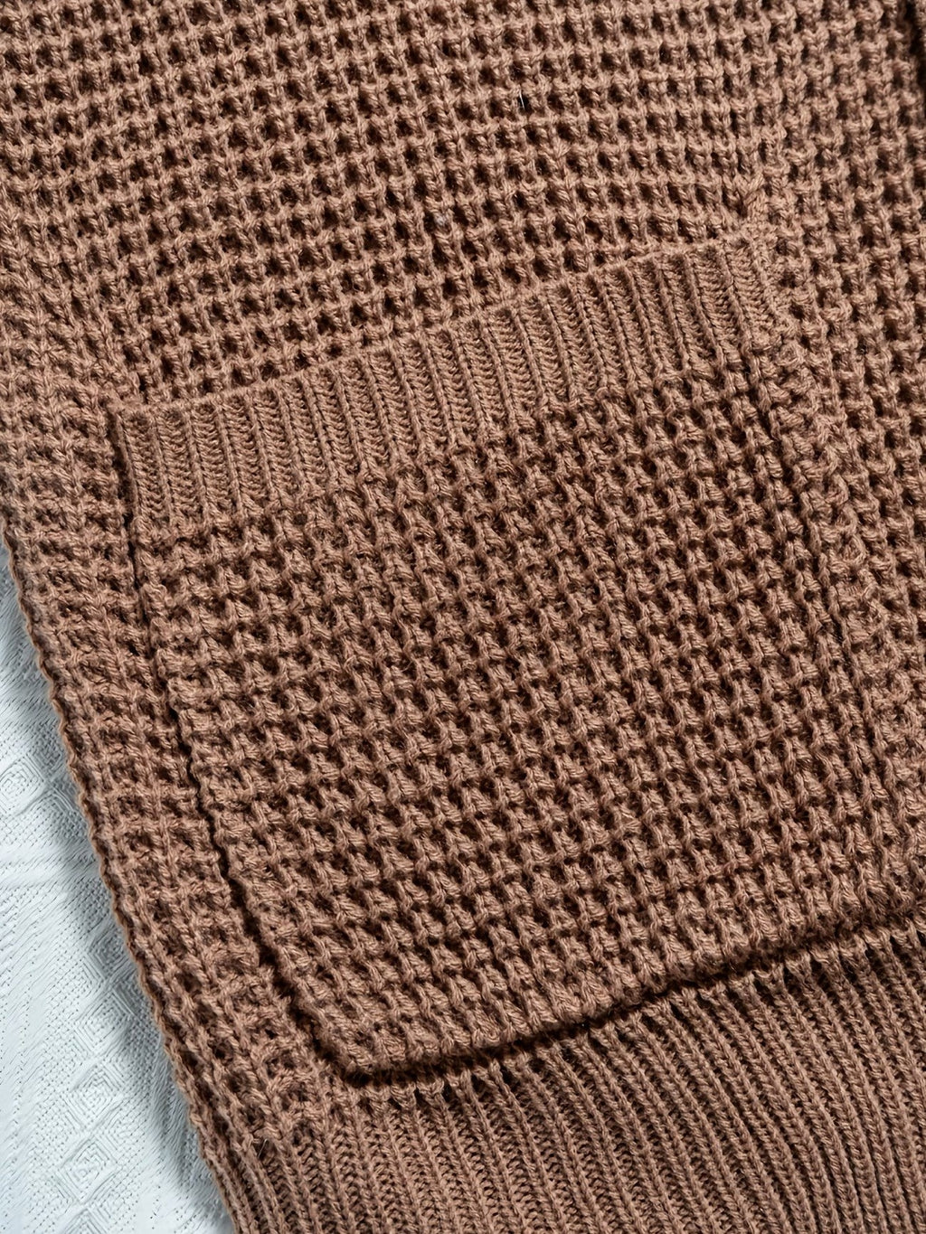 Gilet en Maille Gaufrée pour Homme - image 4