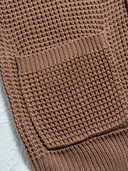 Gilet en Maille Gaufrée pour Homme - image 4