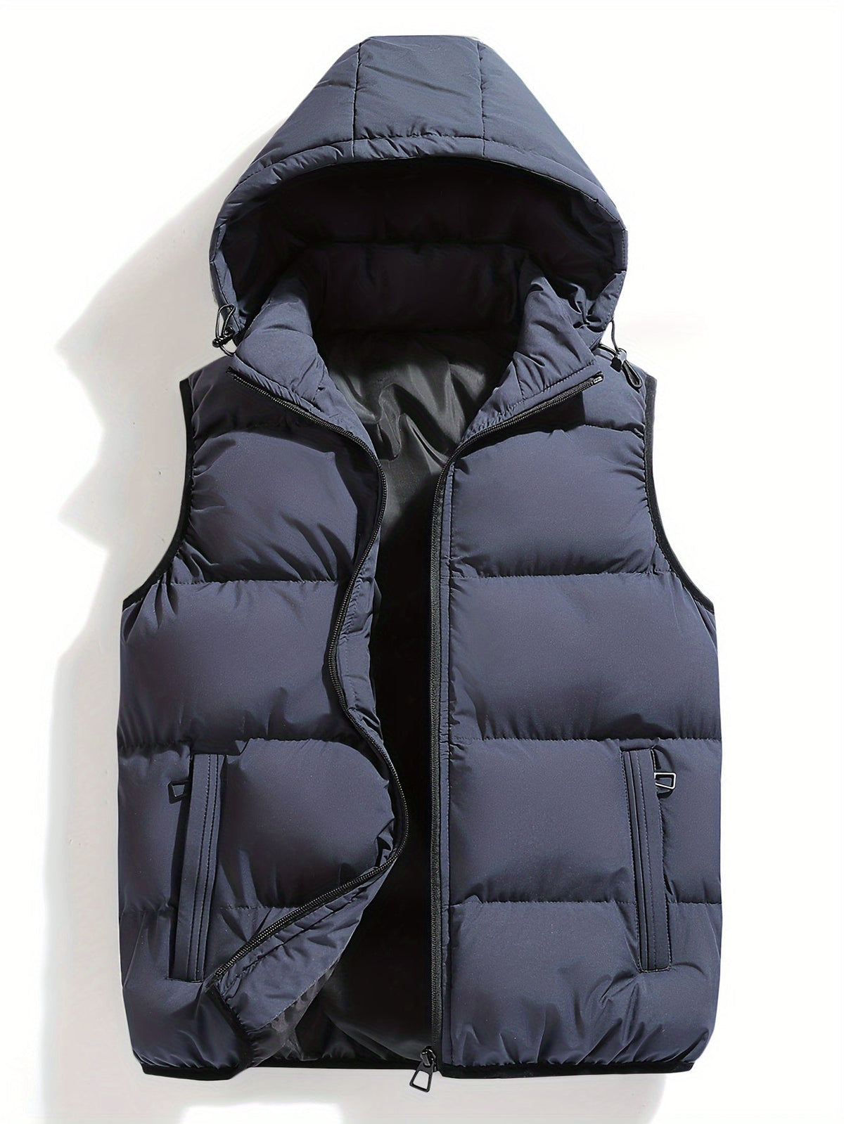 Gilet homme à capuche - Gris foncé