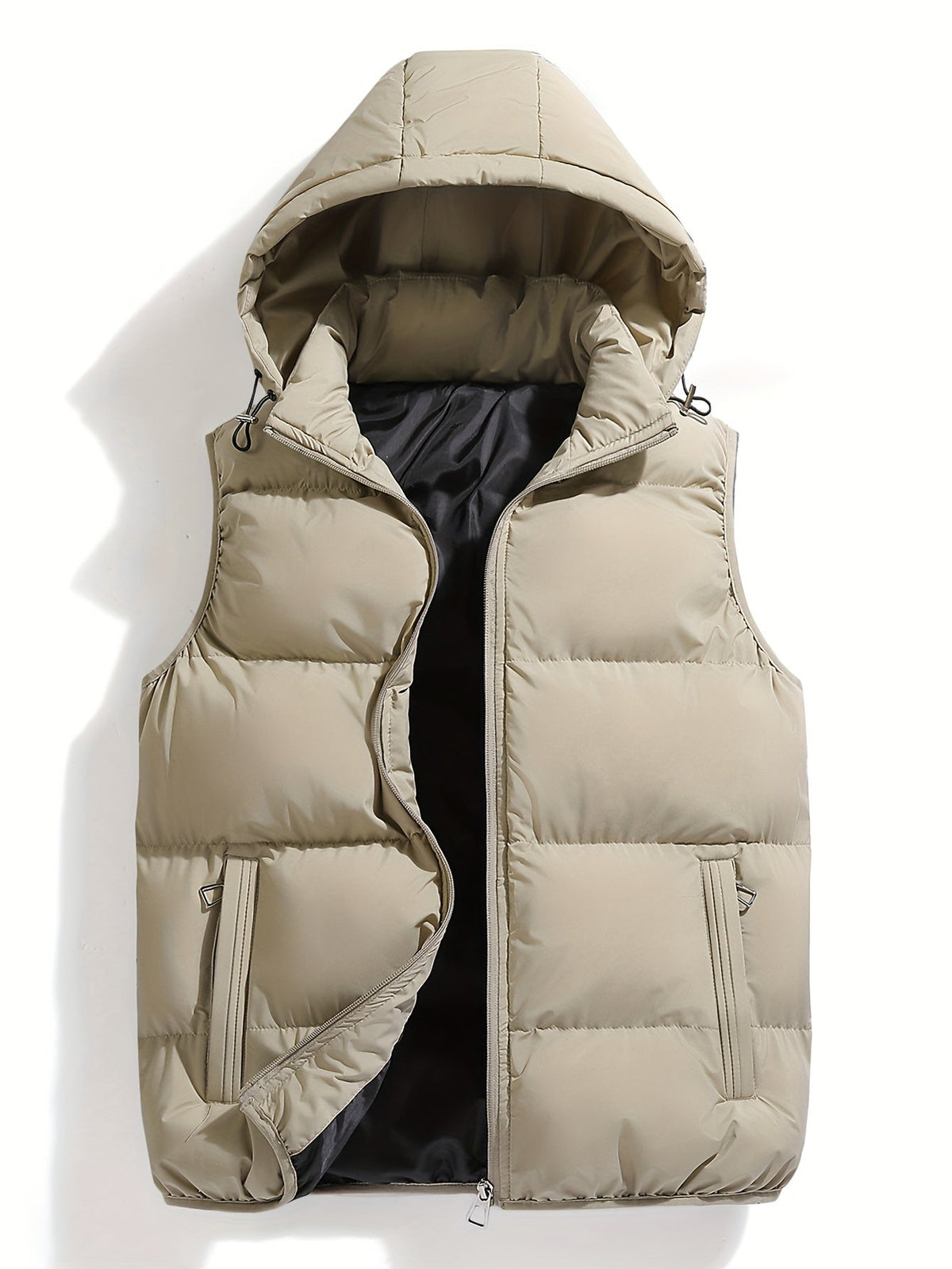 Gilet homme à capuche - Kaki