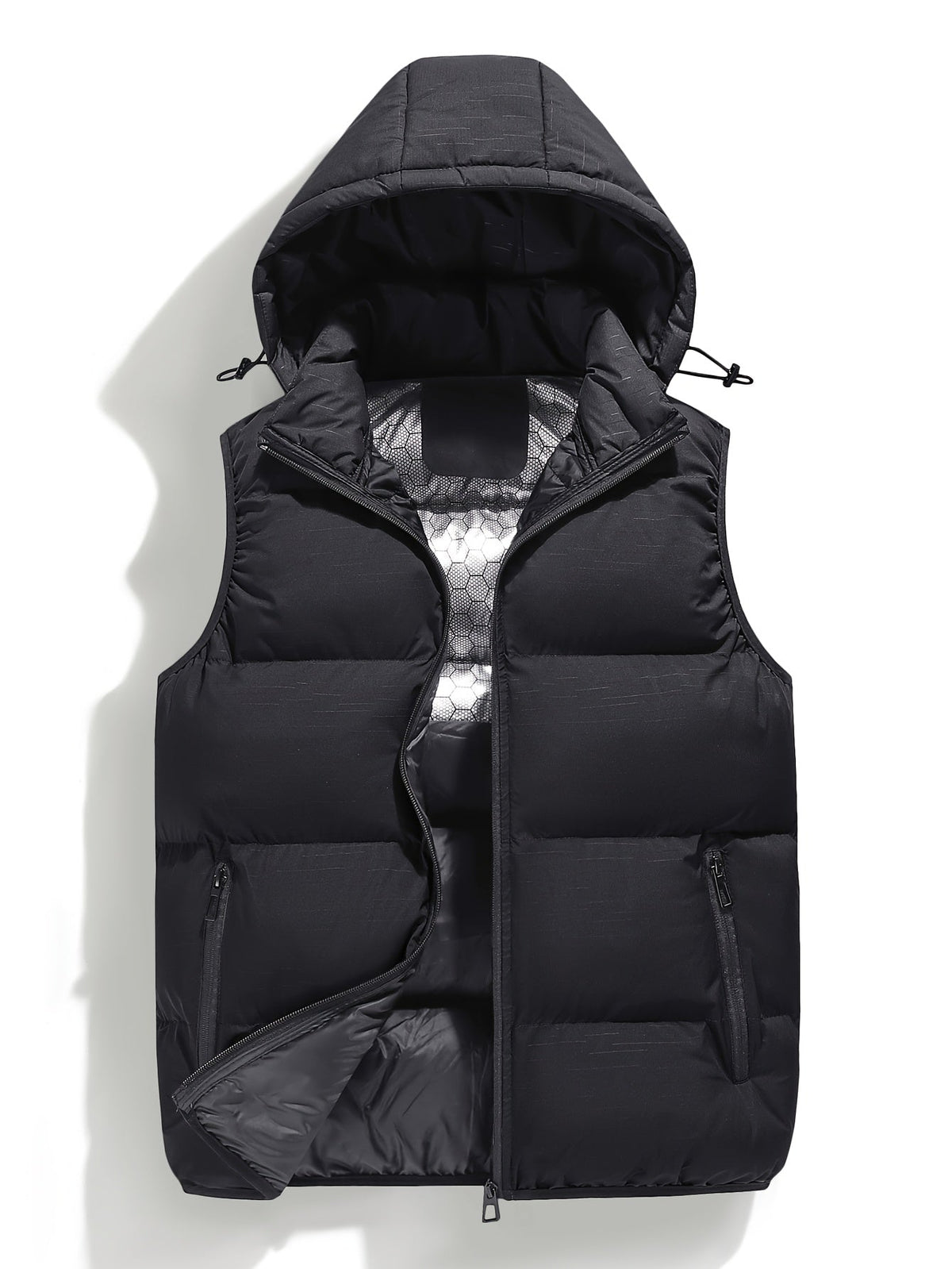 Gilet homme à capuche - Noir