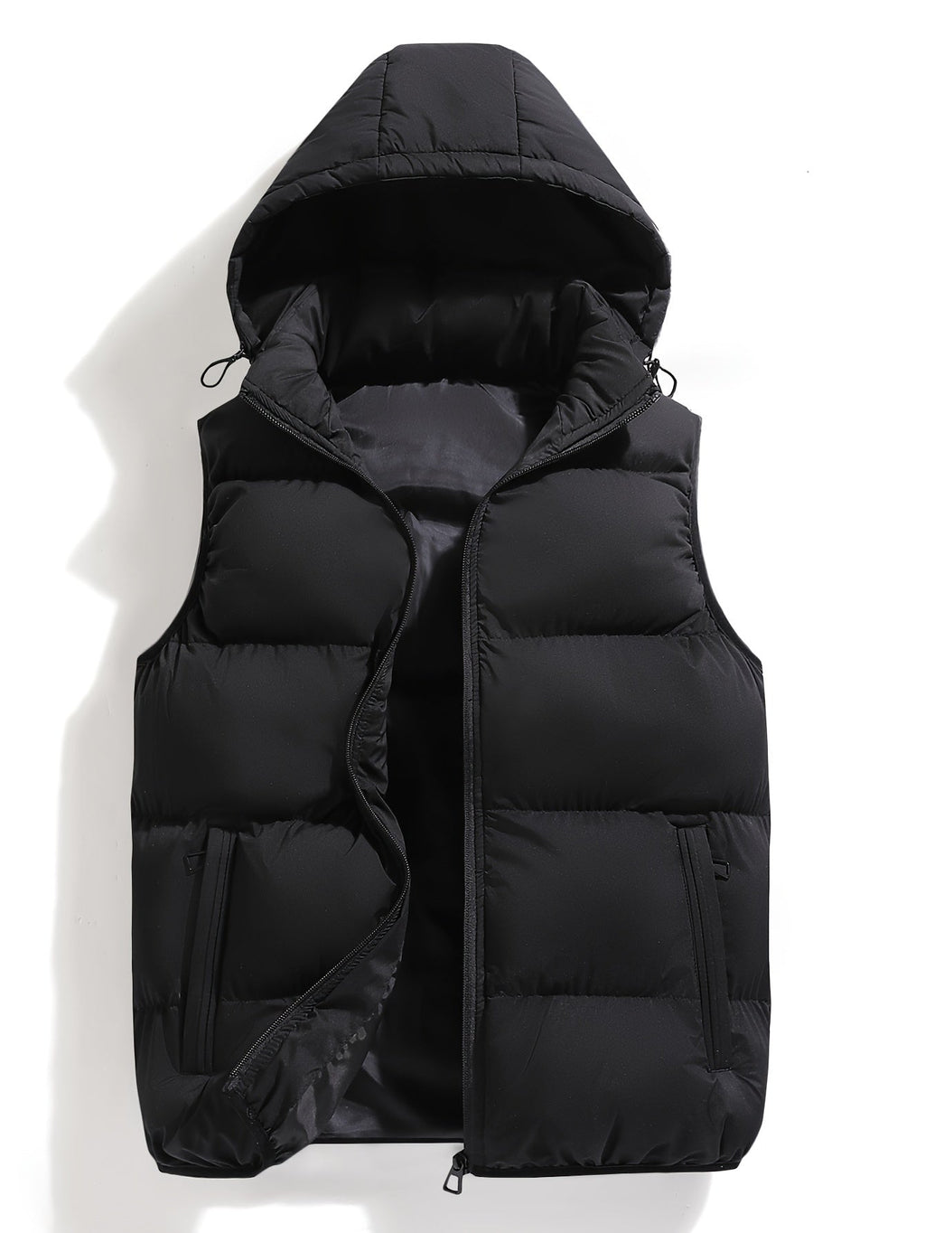 Gilet homme à capuche - Noir pur