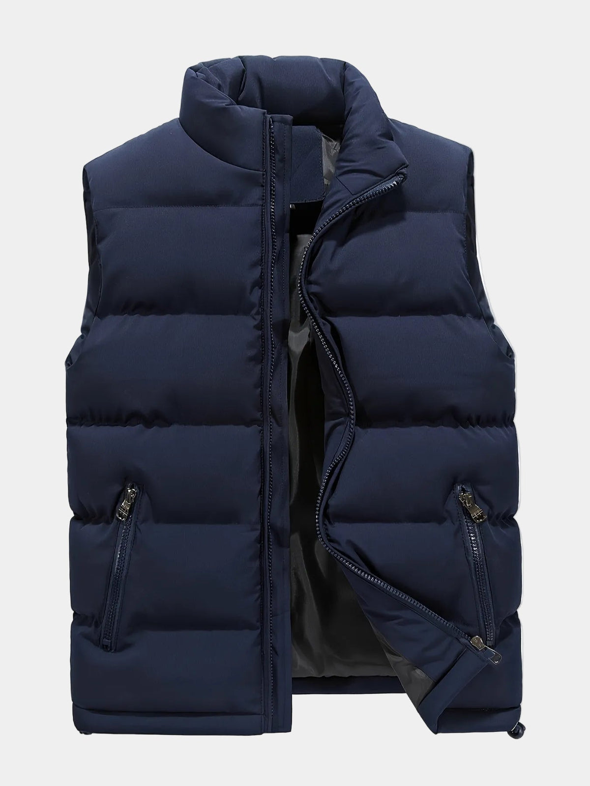 Gilet homme col montant - Blue marine