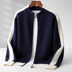 Gilet homme zippé - Bleu marine