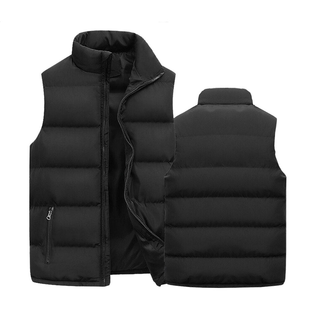 Gilet Matelassé Homme – Couche Confort Zippée - Noir